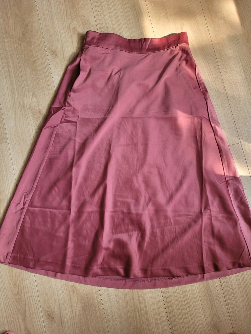 InWear Women's Pink A-Line Midi Skirt